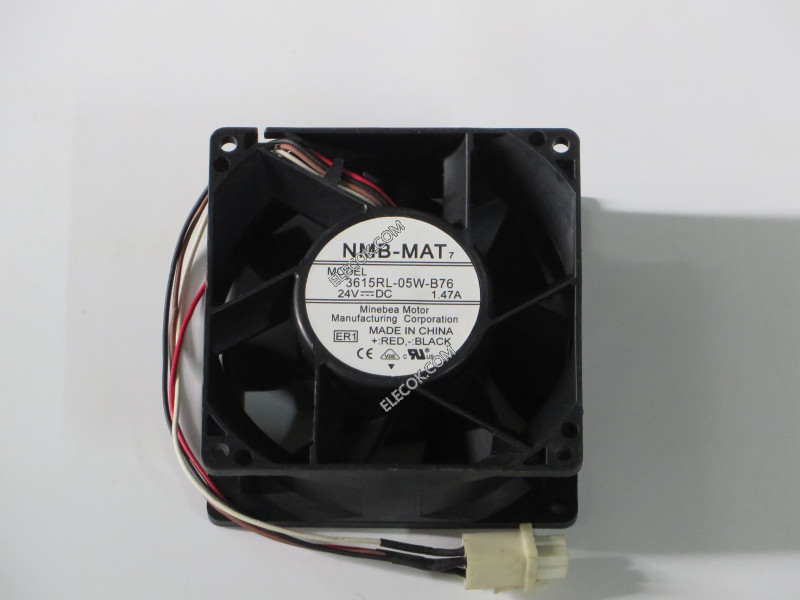 NMB 3615RL-05W-B76-ER1 24V 1,47A 4wires cooling fan 