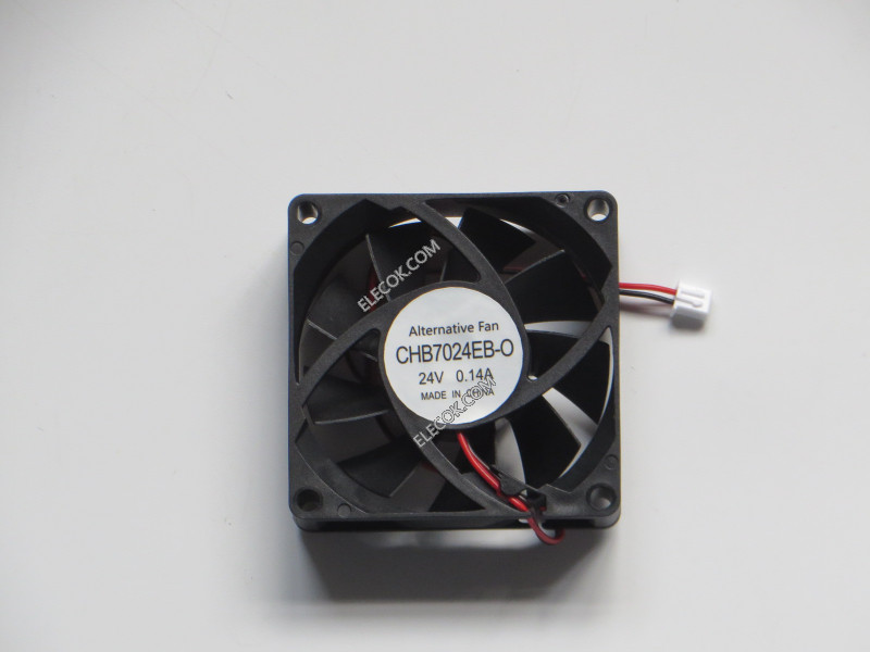 SUPERRED CHB7024EB-O 24V 0,14A 2wires cooling fan substitute 