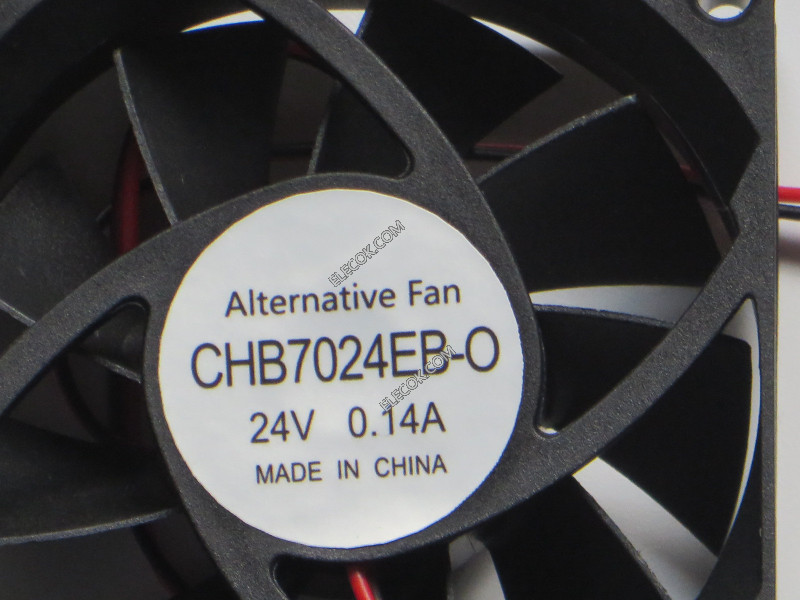 SUPERRED CHB7024EB-O 24V 0,14A 2wires cooling fan substitute 