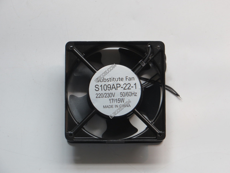 SINWAN S109AP-22-1WB 220/230V 17/15W 2 kablar kylfläkt ersättning 