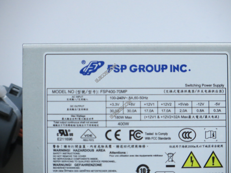 FSP Group Inc FSP400-70MP Server - Alimentazione Elettrica 400W 100-240V BA 60-50HZ 