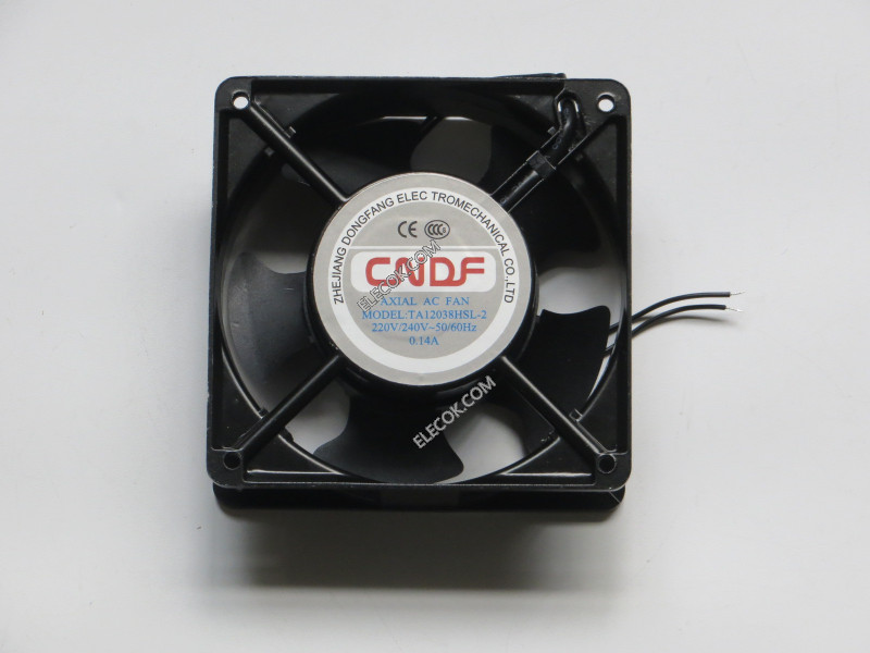 CNDF TA12038HSL-2 220/240V 0.14A 2wires cooling fan