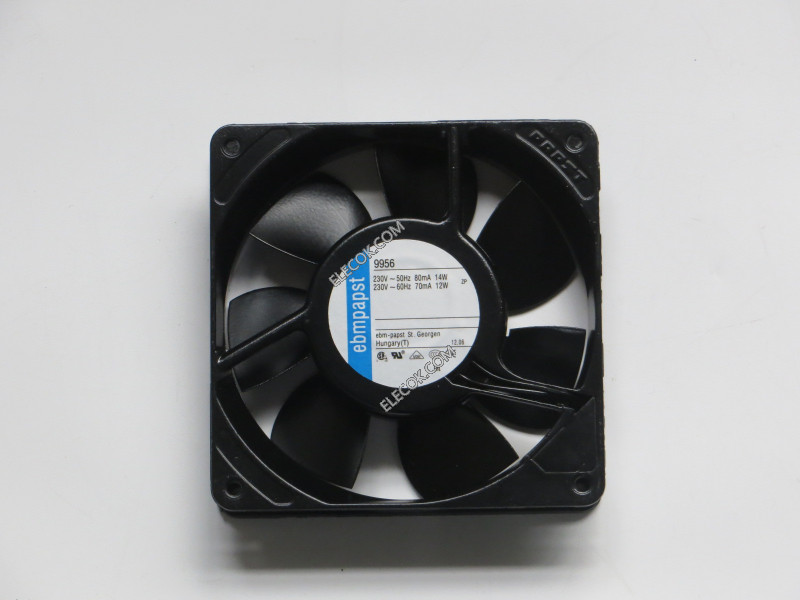 Ebmpapst 9956 230V 80/70mA 50/60HZ 14/12W Cooling Fan with plug connection 