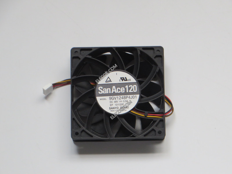 Sanyo 9GV1248P4J01 48V 0,5A 4 cable Enfriamiento Ventilador 