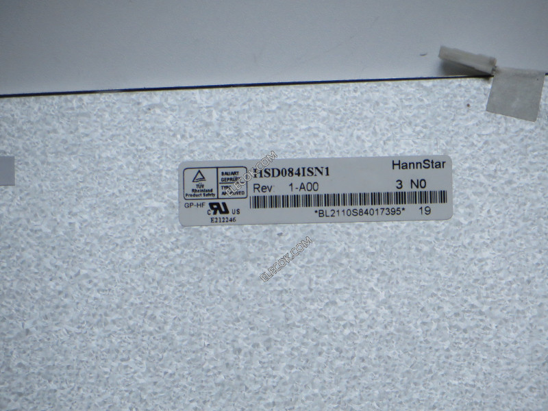 HSD084ISN1-A00 8,4" a-Si TFT-LCD Panel för HannStar 