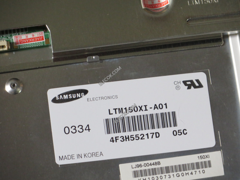 LTM150XI-A01 LCD Display for Samsung LTM150XI-A01 