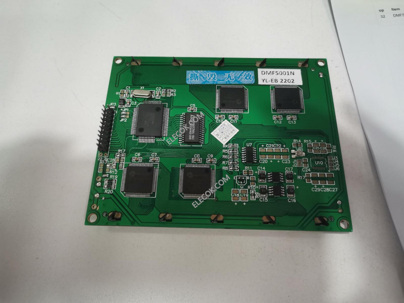DMF5001N Optrex LCD with bakgrunnsbelysning Utskifting 