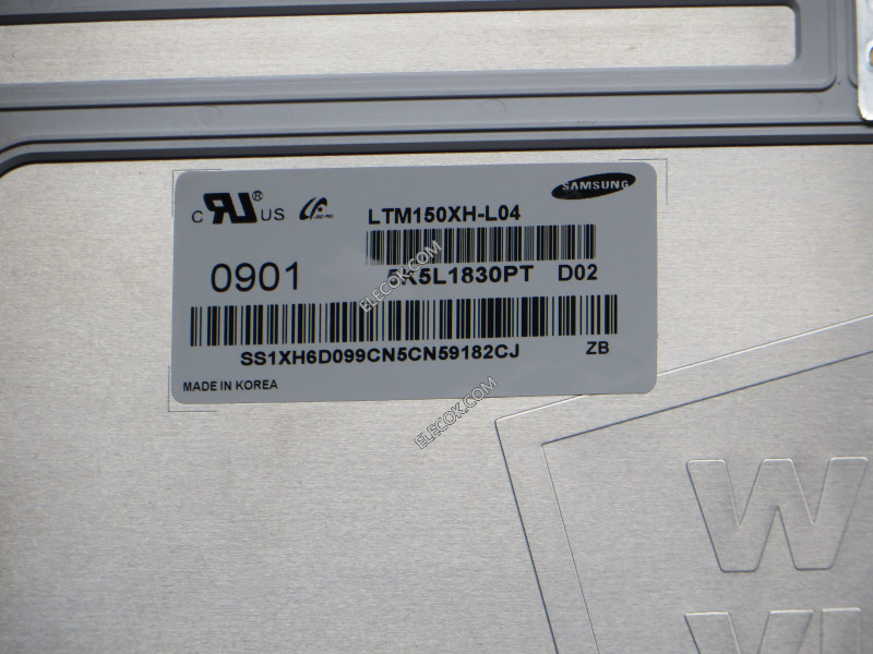 LTM150XH-L04 15.0" a-Si TFT-LCD Panel til SAMSUNG 