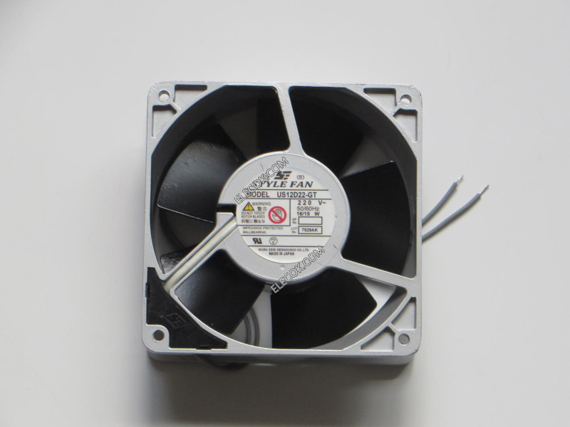 STYLE US12D22-GT 220V 16/15W Cooling Fan with Lead drut 