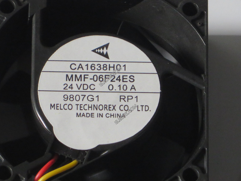 MitsubisHi CA1638H01 MMF-06F24ES-RP1 24V 0.1A 3wires Cooling Fan, Refurbished