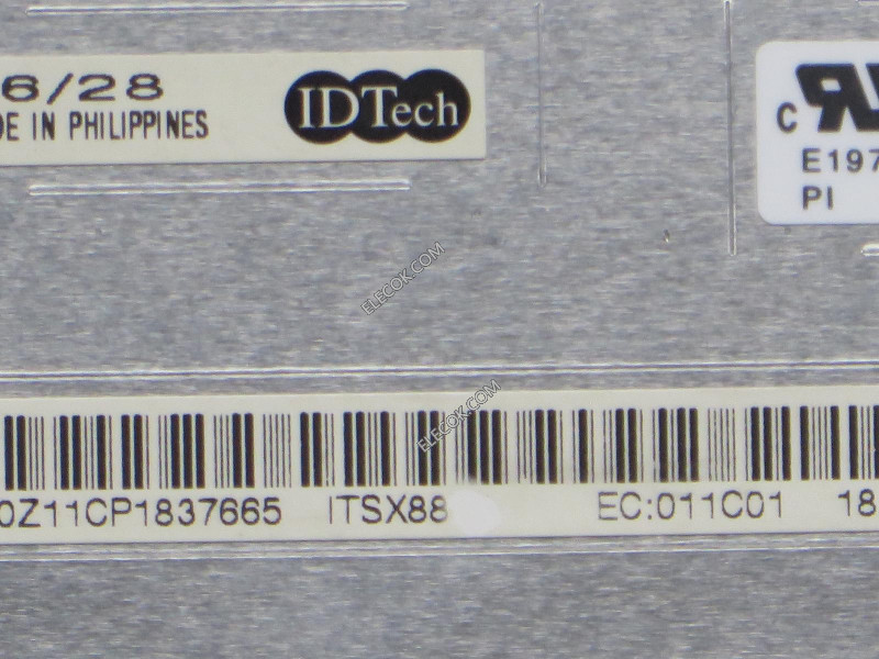 ITSX88 18,1" a-Si TFT-LCD Panel para IDTech usado 