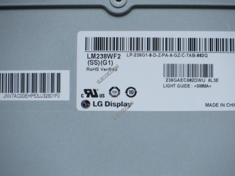 LM238WF2-SSG1 23.8" a-Si TFT-LCD , Panel for LG Display