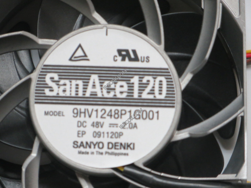 Sanyo 9HV1248P1G001 48V 2A 4 câbler Ventilateur remis à neuf 