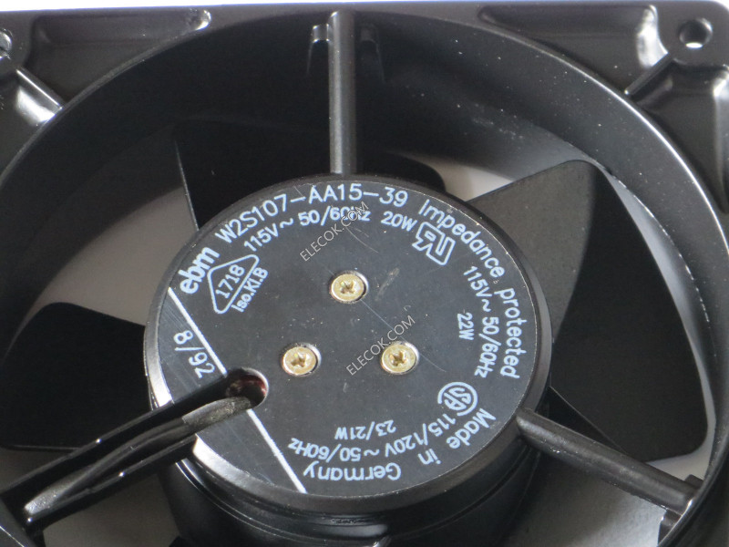 Ebmpapst W2S107-AA15-39 115V 20W Cooling Fan