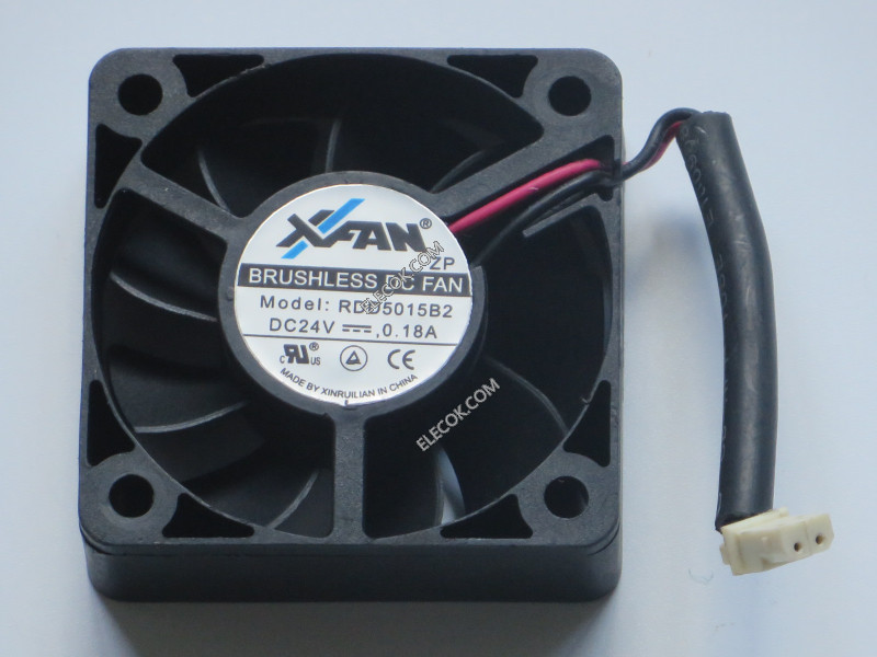 X FAN RDD5015B2 24V 0,18A 2 Ledninger Cooling Fan 