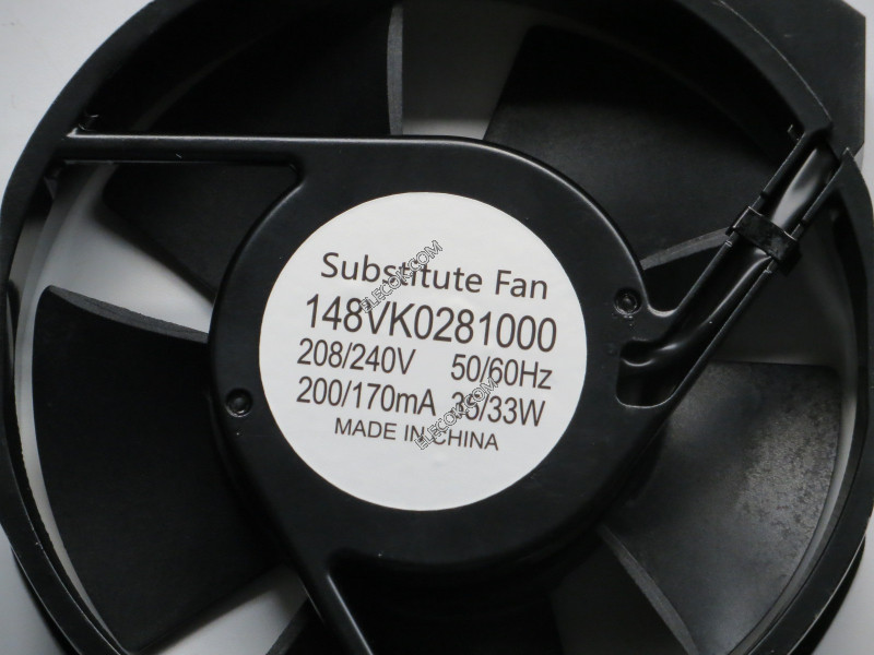ETRI 148VK0281000 208/240V 200/170mA 35/33W Cooling Fan, substitute