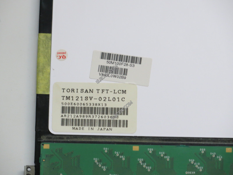 TM121SV-02L01C 12,1" a-Si TFT-LCD Paneel voor TORISAN 
