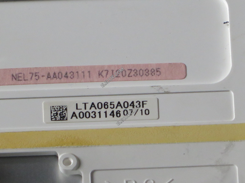 LTA065A043F 6.5" a-Si TFT-LCD Panel for Toshiba Matsushita