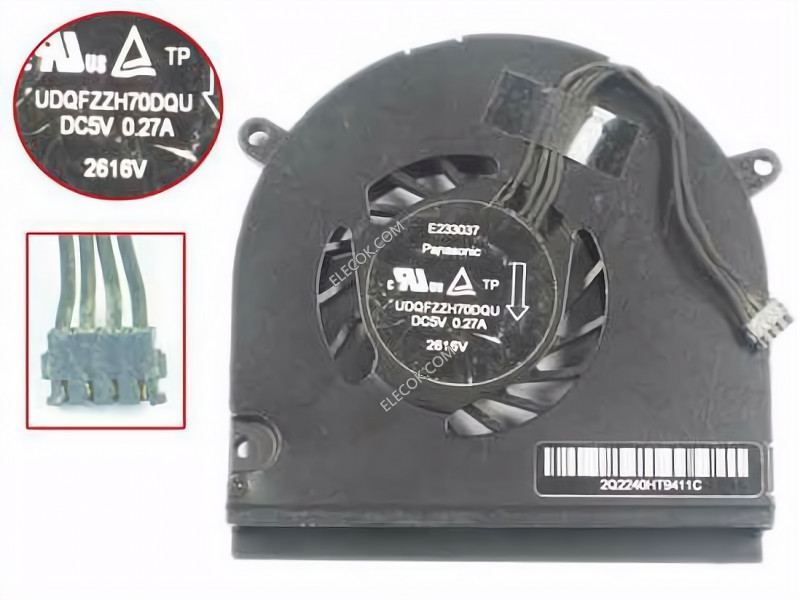 UDQFZZH70DQU Panasonic 5V 0,27A 4wires cooling fan 