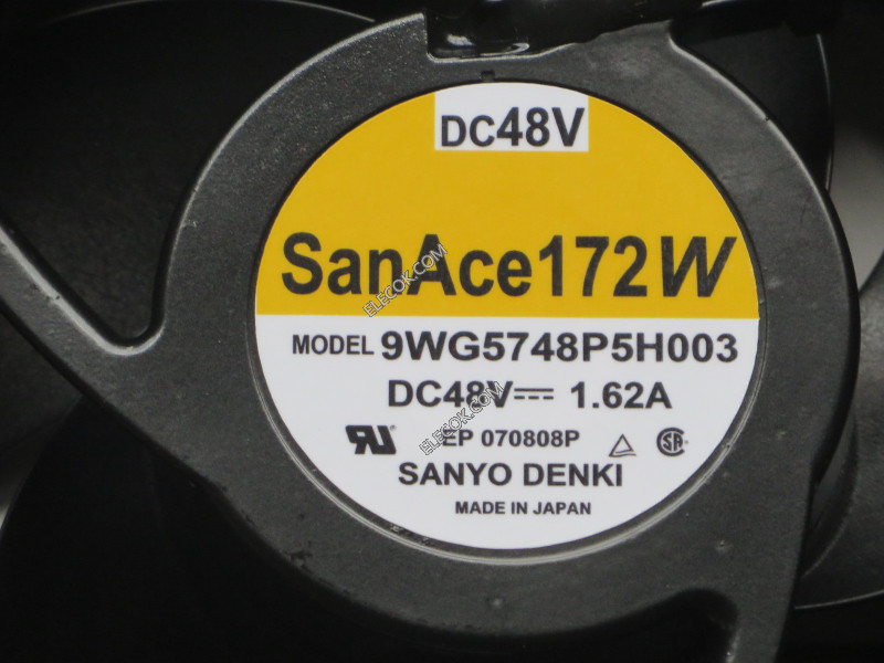 SANYO 9WG5748P5H003 48V 1,62A 4 câbler Axial Ventilateur nouveau 