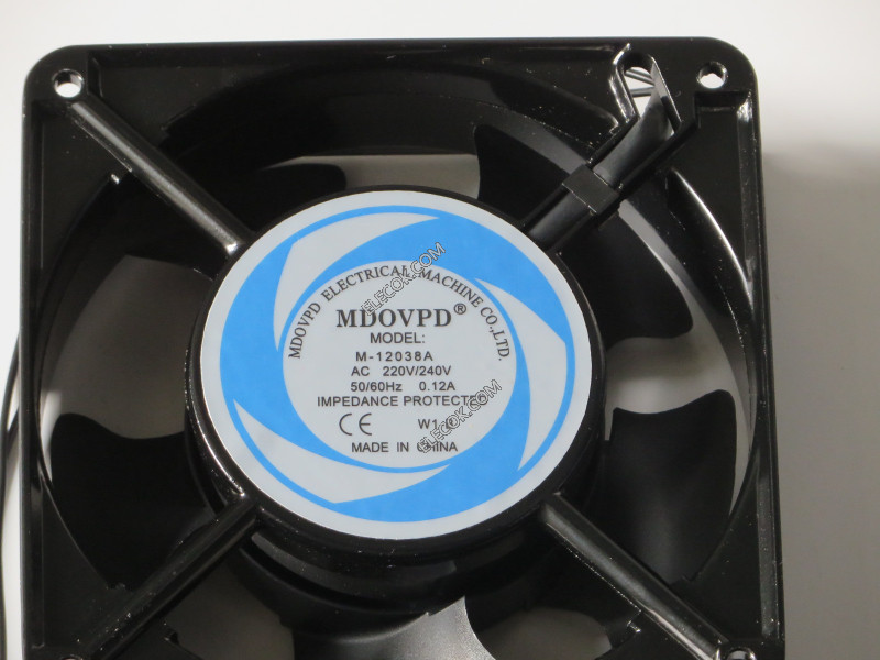 MDOVPD M-12038A 220/240V 0,12A ventilateur 2 câbler 