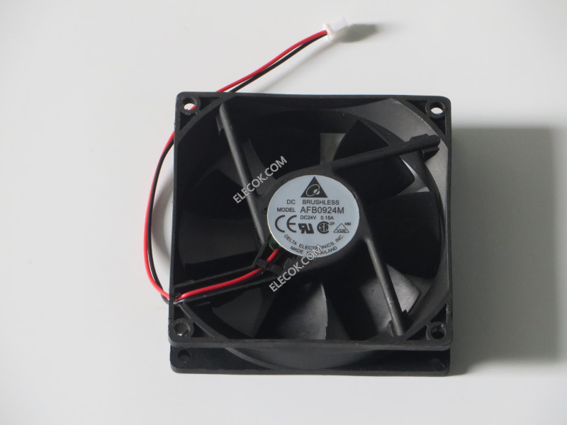 DELTA AFB0924M 24V 0.15A 1.92W 2wires Cooling Fan