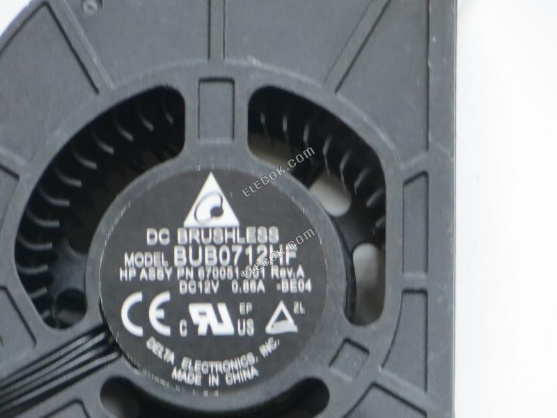 Ventola HP Z820 Delta BUB0712HF 12V 0.86A 4PIN PWM – Nuova Per Workstation, Made In Cina - 2