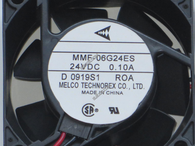 MitsubisHi MMF-06G24ES-ROA 24V 0.1A 2wires Cooling Fan, refurbished