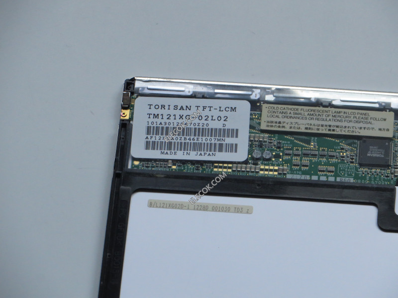 TM121XG-02L02 12.1" a-Si TFT-LCD パネルにとってTORISAN 
