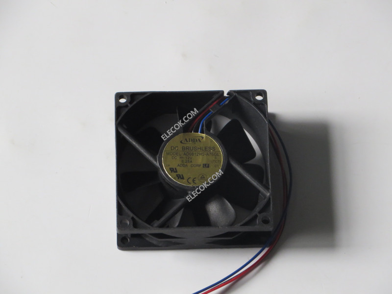 ADDA AD0812HS-A76GL 12V 0.25A 3W Cooling Fan