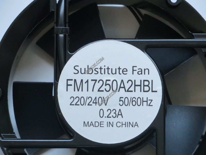 sunflow FM17250A2HBL 220/240V 0.23A 2 線冷却ファン代替案