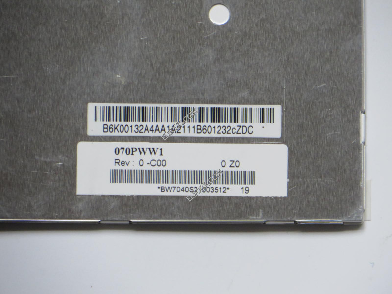 HSD070PWW1-C00 7.0" a-Si TFT-LCD Paneel voor HannStar Gerenoveerd 