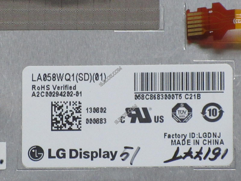 LA058WQ1-SD01 5.8" a-Si TFT-LCD,Panel for LG Display