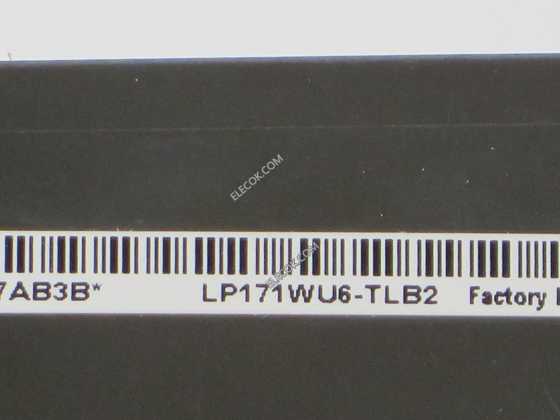 LP171WU6-TLB2 17.1" a-Si TFT-LCD Panel for LG Display