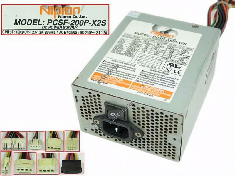 Nipron PCSF-200P-X2S サーバー- 電源PCSF-200P-X2S&#xFF0C; 中古品