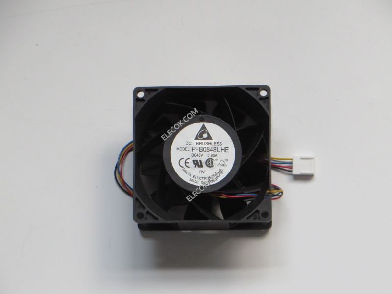 DELTA PFB0848UHE 48V 0.65A 4wires Cooling Fan