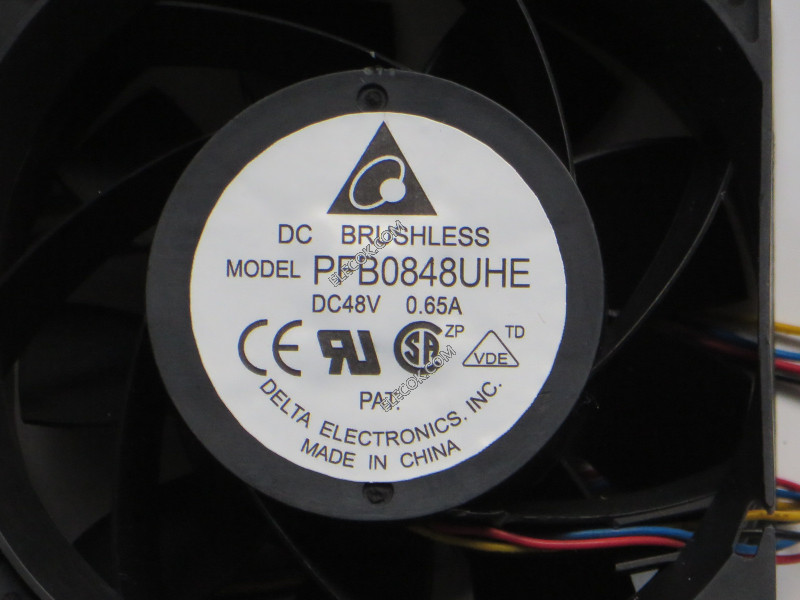 DELTA PFB0848UHE 48V 0.65A 4wires Cooling Fan