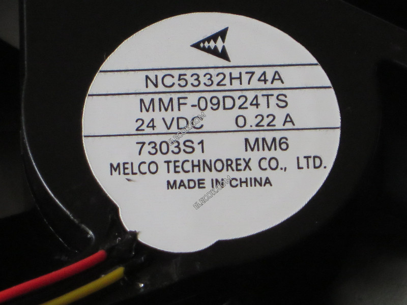 MitsubisHi NC5332H74A MMF-09D24TS-MM6 24V 0,22A 3 draden Koelventilator Gerenoveerd 
