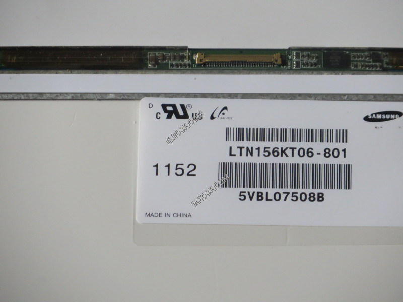 LTN156KT06-801 15.6" a-Si TFT-LCD パネルにとってSAMSUNG 