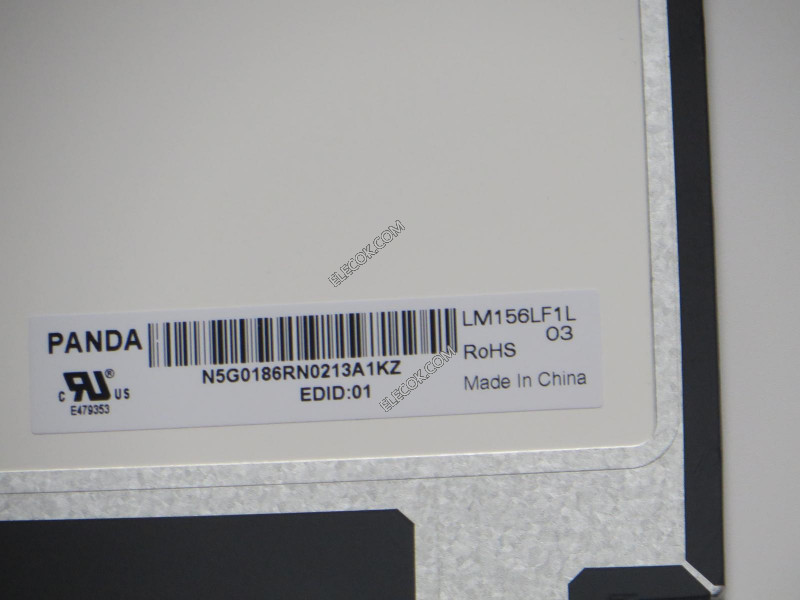 LM156LF1L03 15,6 pulgada Lcd Panel para PANDA Without Pantalla Táctil 