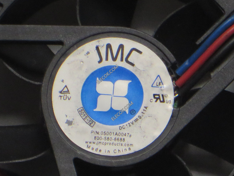 JMC 5015-12 12V 0.11A 3線冷却ファン