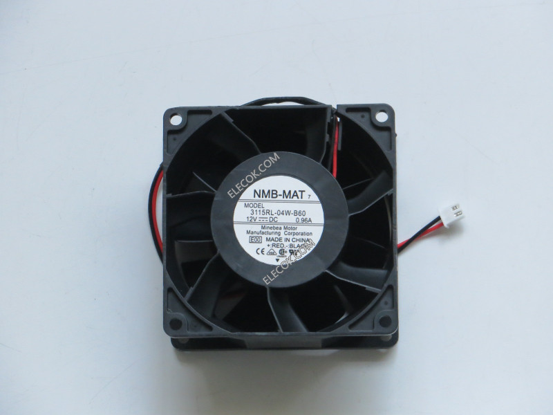 NMB 3115RL-04W-B60-E00 12V 0.96A  2wires Cooling Fan