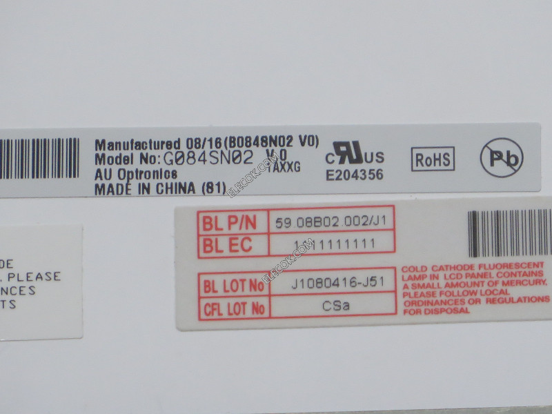 G084SN02 V0 8,4" a-Si TFT-LCD Platte für AUO neu 