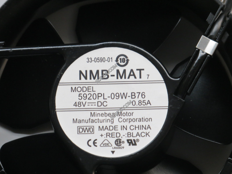 NMB 5920PL-09W-B76 48V 0,85A 4 cable Enfriamiento Ventilador 