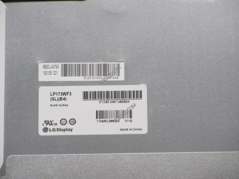 LP173WF3-SLB4 17,3" a-Si TFT-LCD Platte für LG Anzeigen 