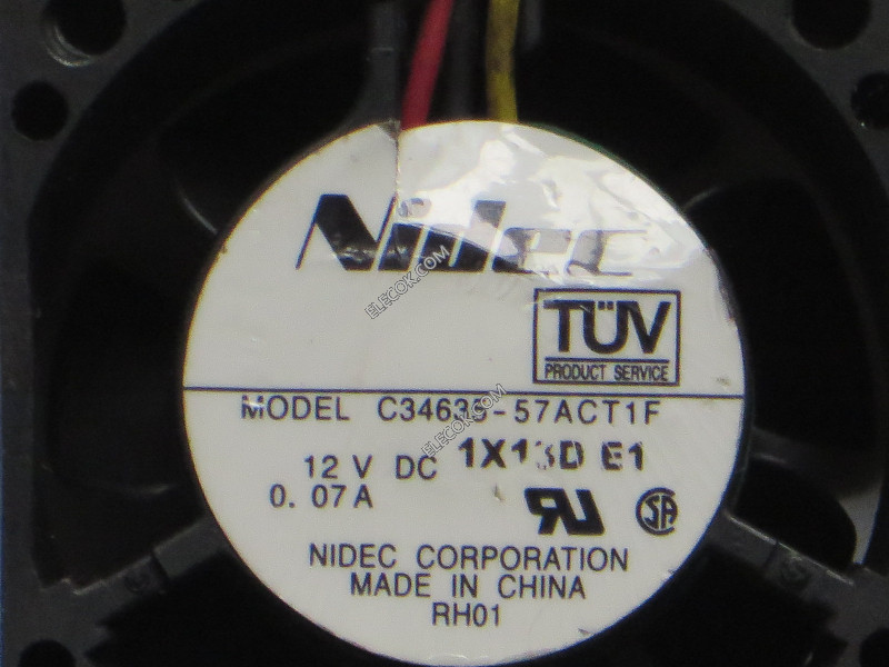 Nidec C34635-57ACT1F Server - Square Fan sq40x40x20mm, 3-wire, 12V 0.07A
