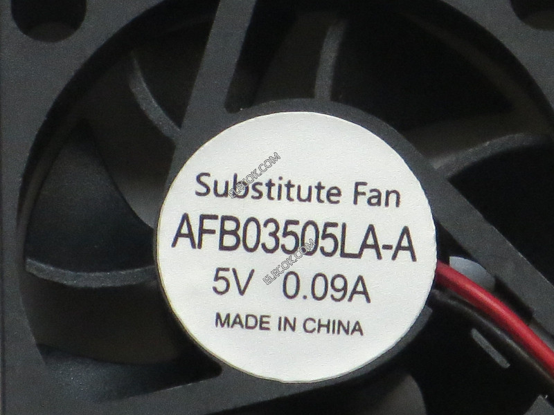 DELTA AFB03505LA-A 5V 0.09A 0.3W 2wires Cooling Fan,substitute