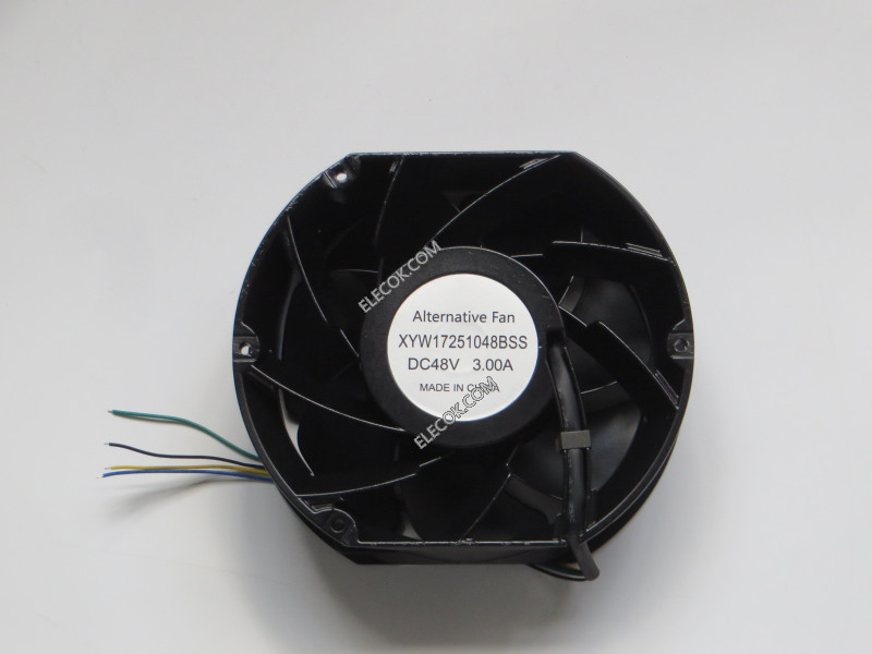 XTREME XYW17251048BSS 48V 3.00A 4wires Cooling Fan replacement--Semicircular kształt 