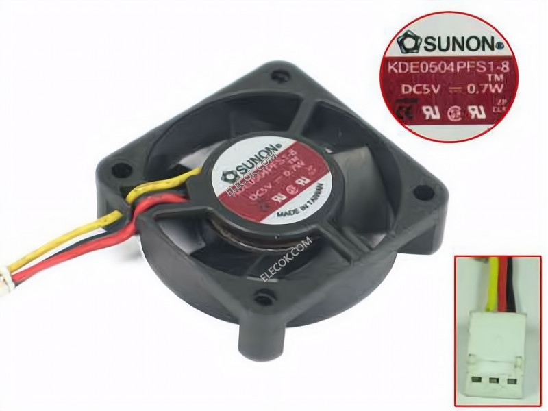 Sunon KDE0504pfs1-8 Mini DC Cooling Fan