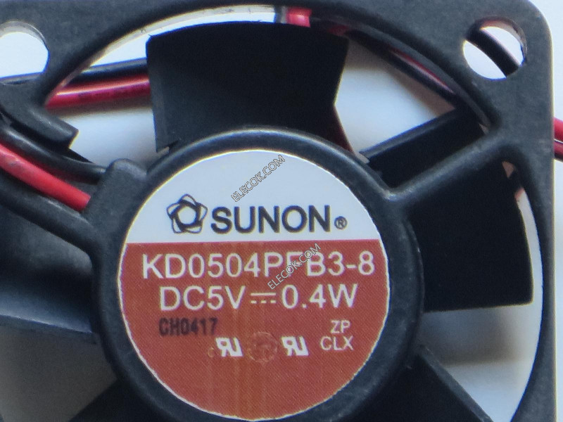 SUNON KD0504PFB3-8 5V 0,4W 2kabel Kühlung Lüfter 